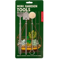 Mini Pflanzwerkzeug Set aus Edelstahl - Mini Garden Tools 4-teilig