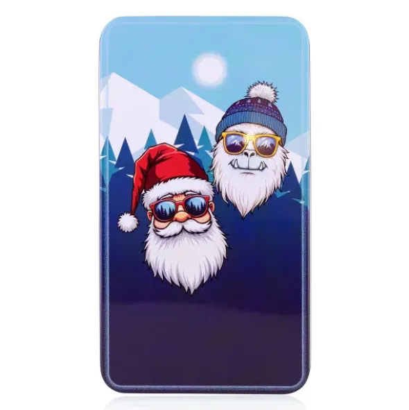 Männer Geschenkset Dose SANTA & YETI – Duschgel, Aftershave & Weihnachtsmütze