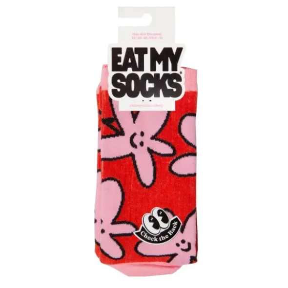 Motivsocken Blumen - Spruchsocken "Daisy Days Happy Days"