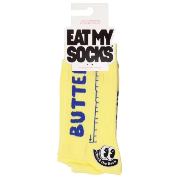 Motivsocken Butter - Spruchsocken "Spread Butter, Spread Joy!"