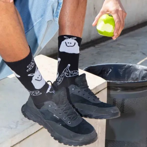 Motivsocken Chaos - Spruchsocken "Don´t be trashy"