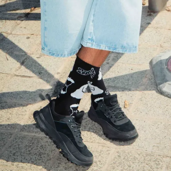 Motivsocken Chaos - Spruchsocken "Don´t be trashy"