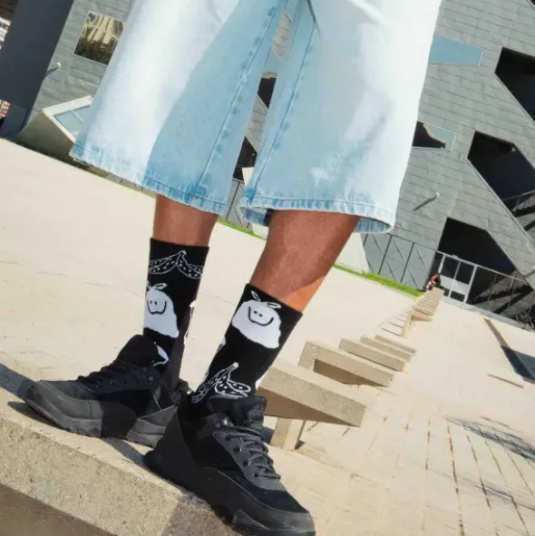 Motivsocken Chaos - Spruchsocken "Don´t be trashy"