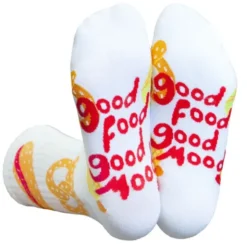 Motivsocken Fastfood - Spruchsocken