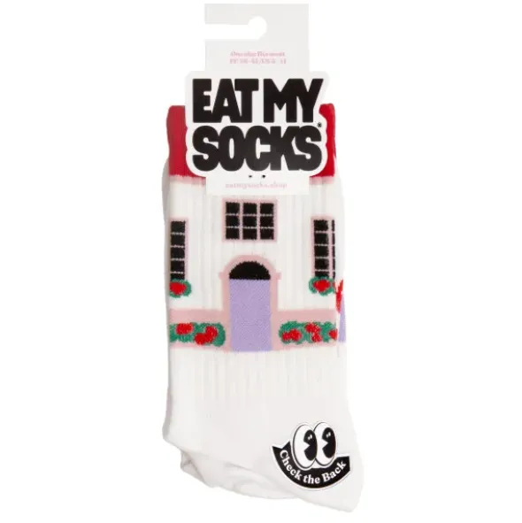 Motivsocken Haus - Spruchsocken "Homebody Club"