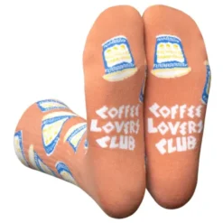 Motivsocken Kaffee - Spruchsocken "Coffee Lovers Club"