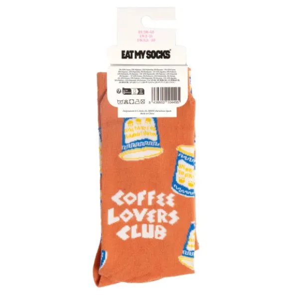 Motivsocken Kaffee - Spruchsocken "Coffee Lovers Club"