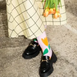 Motivsocken Tulpen - Spruchsocken