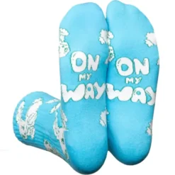 Motivsocken Wolkenhasen - Spruchsocken