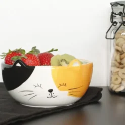 Müsli Schale / Snackschale Keramik - Katze
