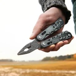 Multitool ARBEITSGERÄT 10 Funktionen, schwarz