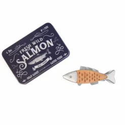 Multitool Messer Fisch 7-teilig, Multifunktionswerkzeug Salmon in Dose