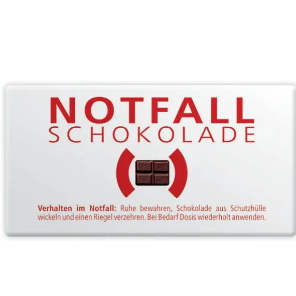 Notfallschokolade - Schokolade in der Dose