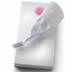 Notizblock zupf - Merkblock mit 100 Blatt & Pompon rosa