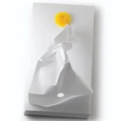 Notizblock zupf - Merkblock mit 100 Blatt & Pompon gelb