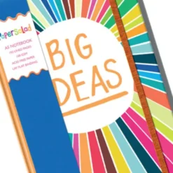 Notizbuch BIG IDEAS DIN A5 liniert mit 192 Seiten - Notizheft im bunten Design