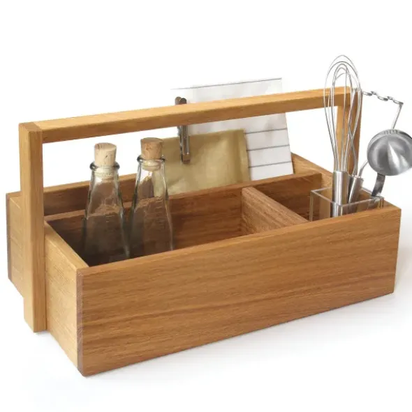 Ordnungsbox aus Eiche mit Tragegriff - Werkzeugbox All you need
