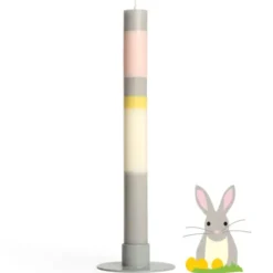 Osterkerze OSTERGRUSS HASE