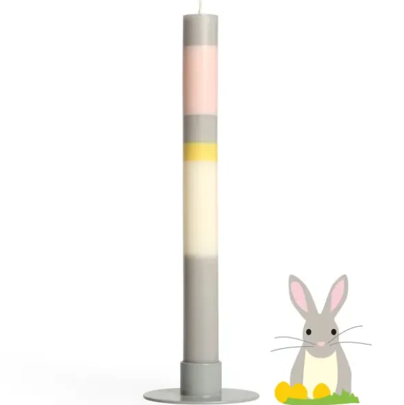 Osterkerze OSTERGRUSS HASE
