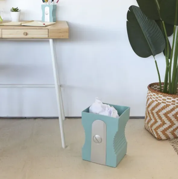 Papierkorb Spitzer - Sharpener Wastebasket, türkis