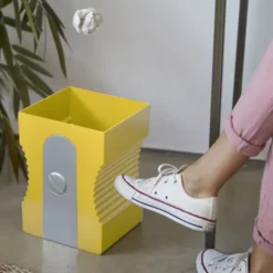 Papierkorb Spitzer - Sharpener Wastebasket, gelb