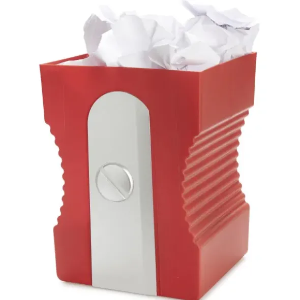 Papierkorb Spitzer - Sharpener Wastebasket, rot