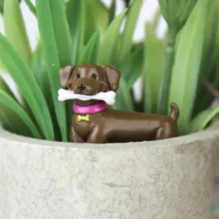 Pflanzenstecker - witzige Hunde 4er Set