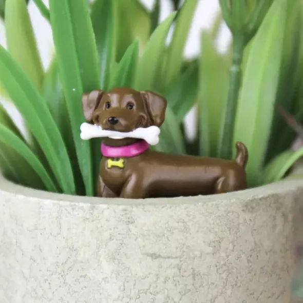 Pflanzenstecker - witzige Hunde 4er Set