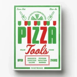 Pizza Set im Aufbewahrungsbuch 2-teilig – Pizzaschneider und Pizzaheber aus Edelstahl