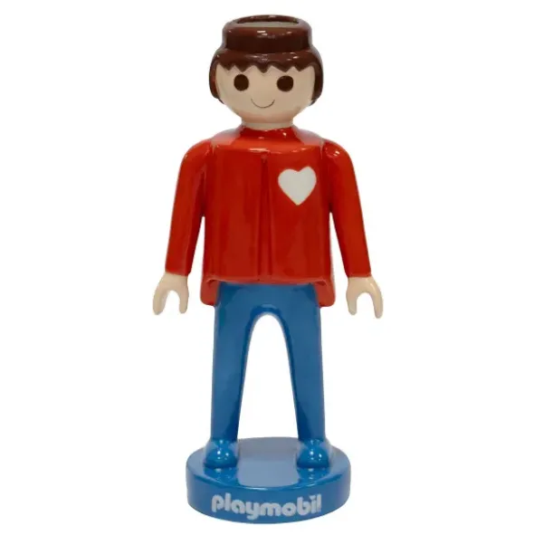 Playmobil Dekofigur & Vase Keramik, 25 cm Mann rot