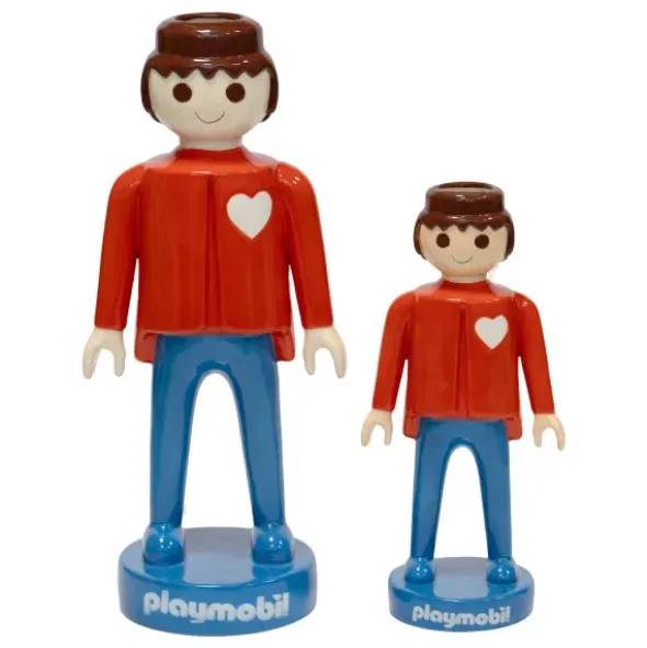 Playmobil Dekofigur & Vase Keramik, 25 cm Mann rot