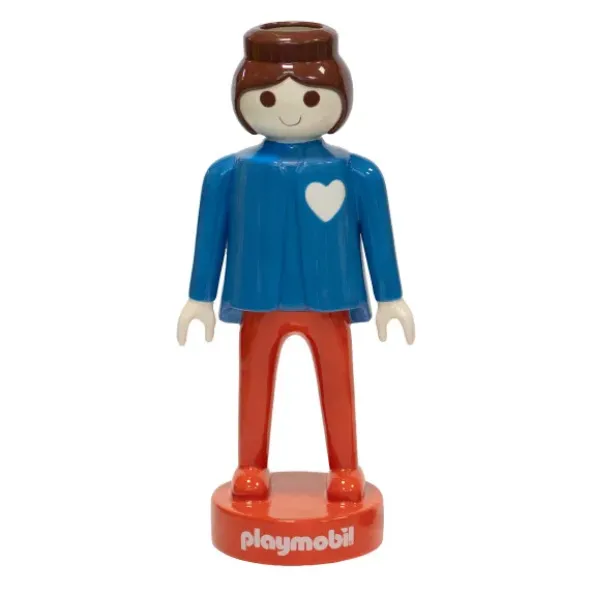 Playmobil Dekofigur & Vase Keramik, 25 cm Frau blau