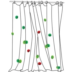 Pompon-Magnete Regenbogen 8 Stück – bunte Dekomagnete aus Merinowolle