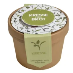 Pott zum Aussäen - Kresse für´s Brot