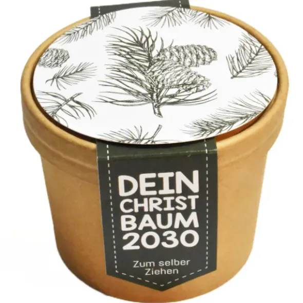Pott zum Aussäen Tannenbaum - Dein Christbaum 2030
