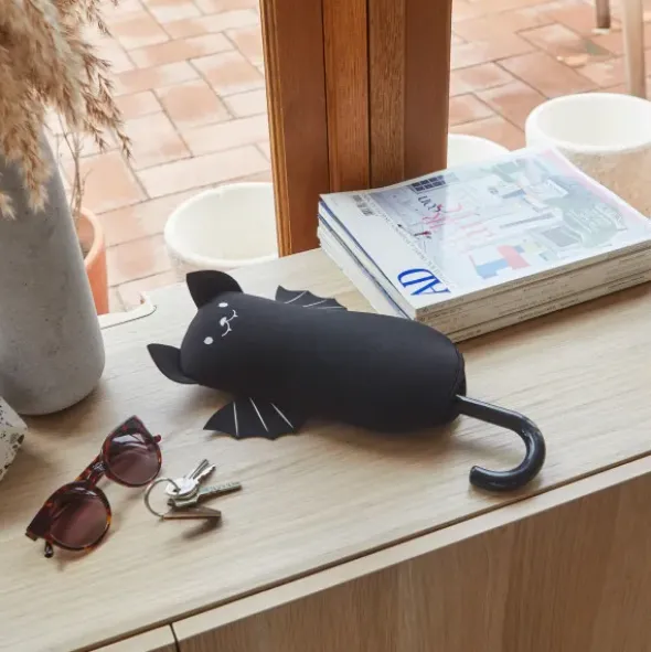 Regenschirm Fledermaus Batumbrella / Taschenschirm mit wasserfester Hülle