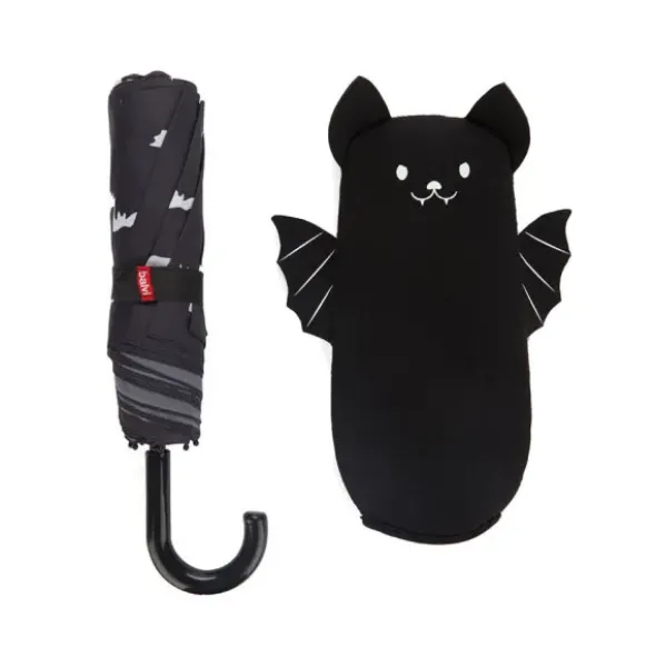Regenschirm Fledermaus Batumbrella / Taschenschirm mit wasserfester Hülle