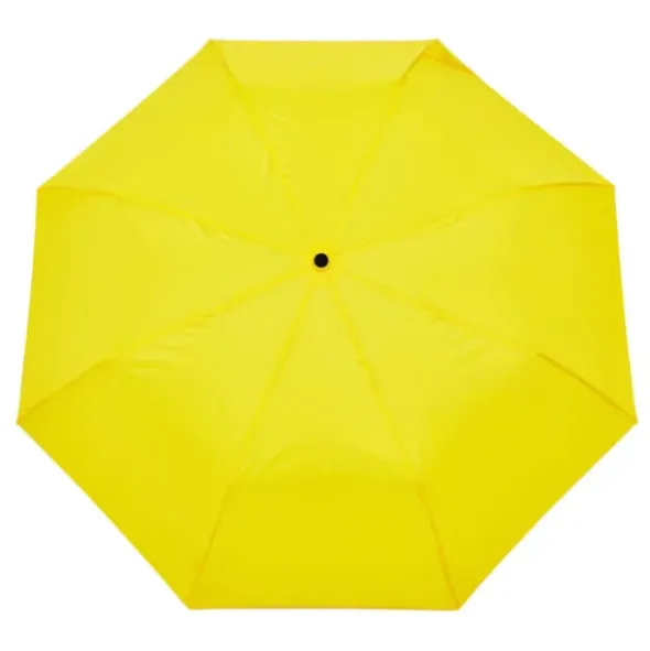 Regenschirm gelb mit Entenkopf Griff aus Holz - Original Duckhead Taschenschirm