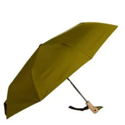 Regenschirm mit Entenkopf Griff aus Holz grün - Original Duckhead Taschenschirm