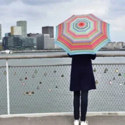 Regenschirm NEPTUN / Taschenschirm bunt