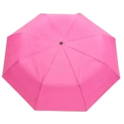 Regenschirm pink mit Entenkopf Griff aus Holz - Original Duckhead Taschenschirm