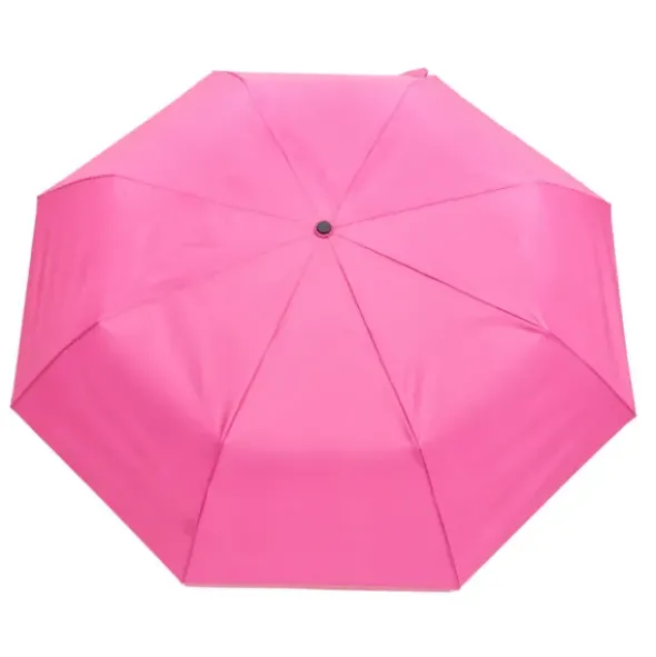 Regenschirm pink mit Entenkopf Griff aus Holz - Original Duckhead Taschenschirm