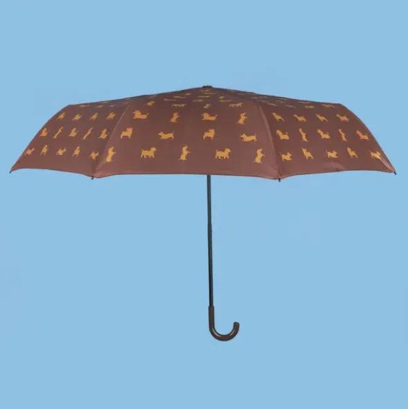 Regenschirm Puppymbrella / Taschenschirm mit Hundehülle