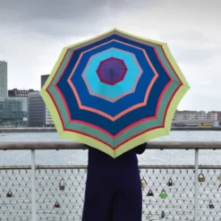 Regenschirm RONDO / Taschenschirm bunt Kreise