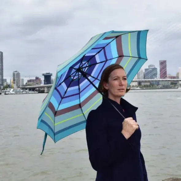 Regenschirm RONDO / Taschenschirm bunt Kreise