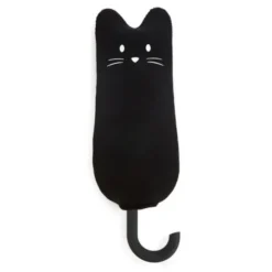 Regenschirm schwarze Katze Meowmbrella / Taschenschirm mit wasserfester Hülle