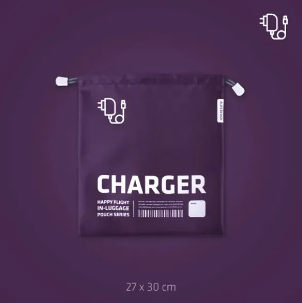 Reisebeutel Zugbeutel 3er-Set In-Luggage STRING B