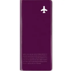 Reisehülle für Dokumente, Pass... Travel Organizer Happy Flight, violett