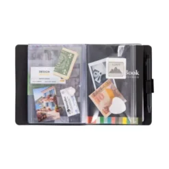 Reisetagebuch TripBook Solena - buntes Travelbuch mit 64 Sammelfächern & 2 Notizheften