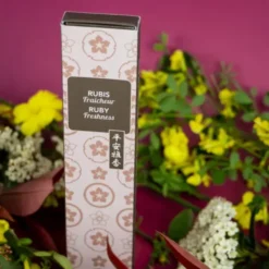 Räucherstäbchen Set mit Halter - ruby - Frische